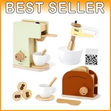 Pretend-Play Coffee Maker  Mixer Set for Kids