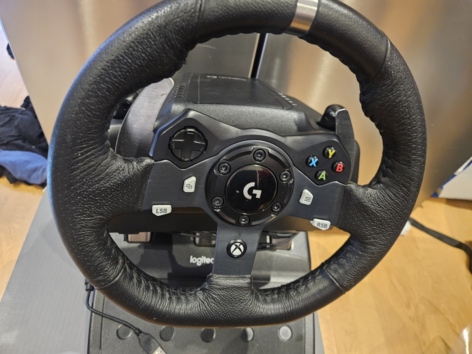 G920 Steering, Wheel, Pedals with Power Supply for PC and Xbox - A1 image 4