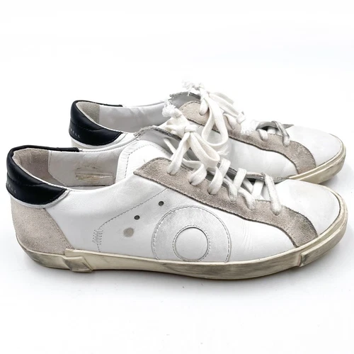 Sneakers Oliver Cabell Demi bianche in pelle basse invecchiate taglia 36 6 US donna