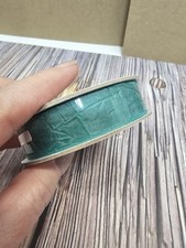Stampin' UP EMERALD ENVY CRINKLED SEAM BINDING RIBBON TRIM 10 YARDS 5/8 INCH