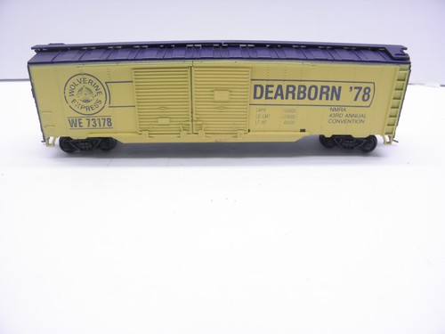 ATHEARN 50' D/DOOR BOXCAR - DEARBORN 78 - WOLVERINE ESPRESS - #73178 ~ USADO | Zustand: Used