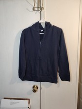 Old Navy Boys Navy Full Zip Hoodie XL 14-16 Long Sleeve Knit Solid