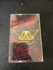 Aerosmith Permanent Vacation Cassette Tape Geffen Records Rock Music