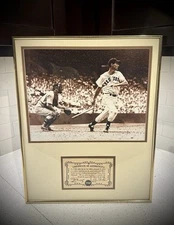 1946 Ted Williams Ltd Ed Photo by Delmar Watson in Orig Frame