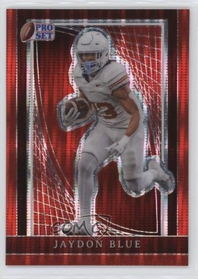 2024 Leaf Pro Set Metal Red Pulsar 1/1 Jaydon Blue #73 s5q