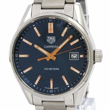 TAG HEUER Carrera Stainless Steel Men's Watch WAR1112 (Exterior Finished)