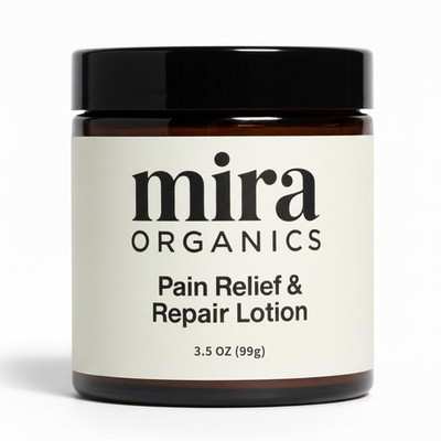 MIRA CREAM&MIRA GREEN 80gセット 1/2X Mira Pain Relief Lotion 3.5oz Natural Mira Organics Cream