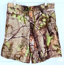 Realtree APG Men's Lightweight HD Camo Board Shorts Trunks Hunting LARGE