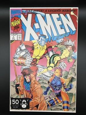 X-MEN Gambit Cover #1 Marvel Comics 1991 October Jim Lee Artwork  NM+ 