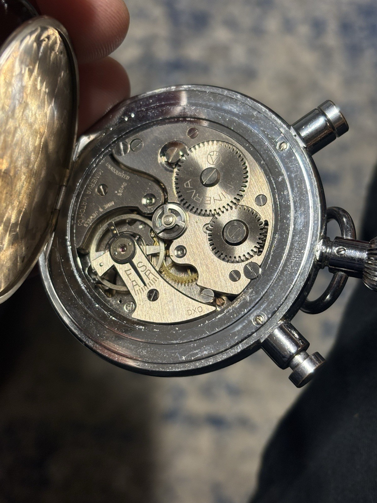 RARE MINERVA MECHANICAL SPLIT TIMER RATTRAPANTE V… - image 4