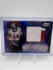 2021 Panini Certified - Freshman Fabric Mirror Signatures Nico Collins Blue /99