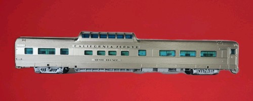 Coche Broadway Limited HO 514 California Zephyr D&RGW VistaDome #1105 plateado... | Zustand: Used