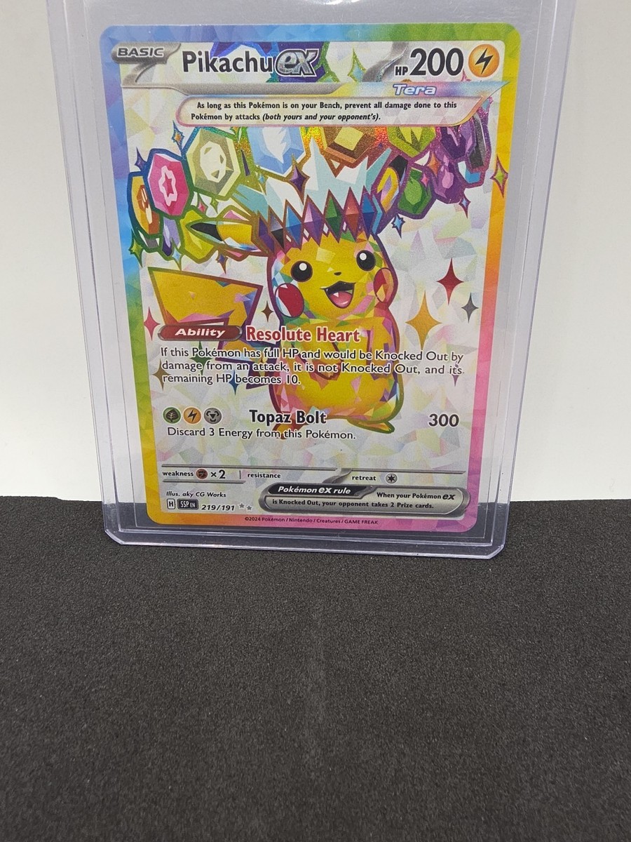 Pikachu ex 219/191 Sv08: Surging Sparks Holo | eBay