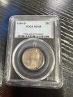 1934-D Silver Washington Quarter 25C PCGS MS65 MS 65
