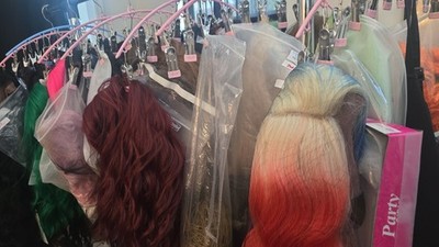 50 Units Case Box of Wigs Lot of 50 Premium Fiber and Synthetic Wigs