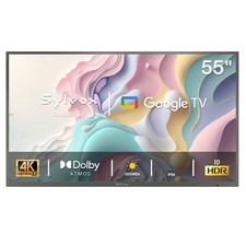 Sylvox Google TV 55in 1000 Nits Dolby Atmos IP56 Waterproof APP Free Download