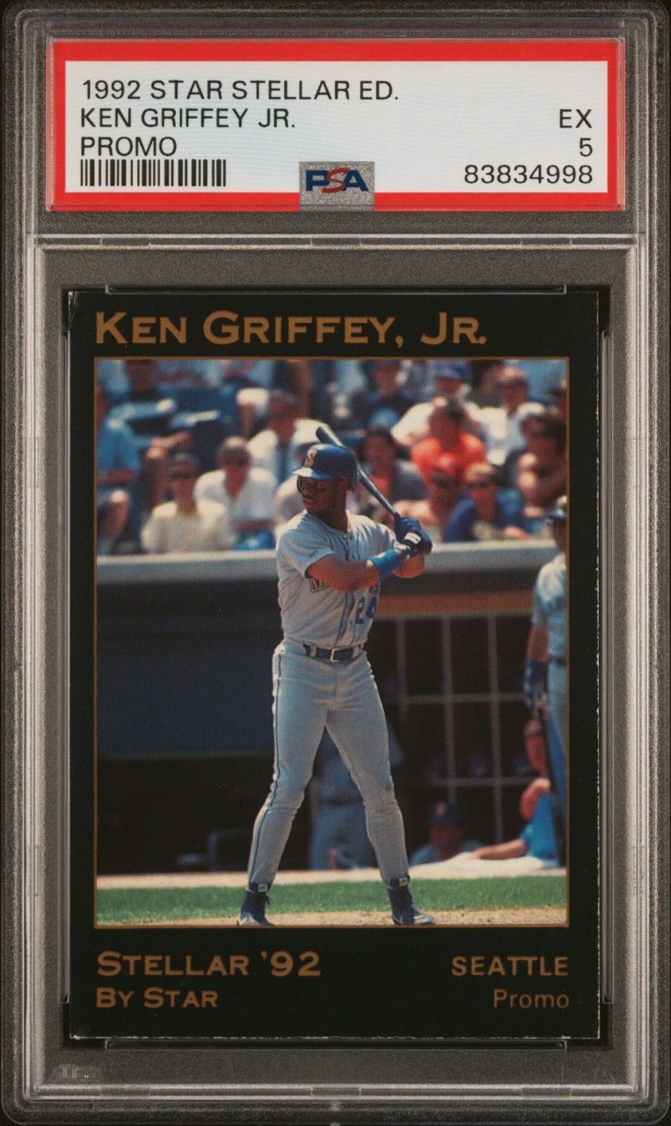 KEN GRIFFEY JR PSA 5 1992 STAR STELLAR EDITION PROMO 4998
