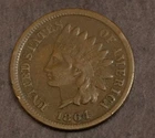 1864 L Indian Cent VF Details Scratches.........Lot 5712