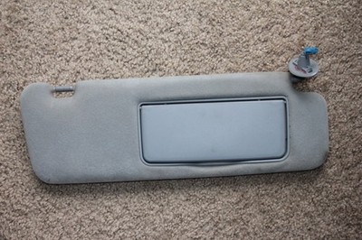 2002 Toyota 4Runner SR5 RH passenger sun visor cloth gray with lighted mirror