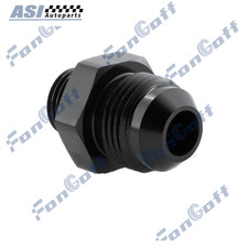 -8AN Flare to -6 ORB O Ring Boss Adapter AN Fitting ORB BLACK