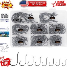 Ultimate Fishing Gear: 150pcs Saltwater Circle Hooks - Effortless Hooking Design