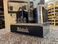 Amplificatore di potenza valvolare McIntosh MC30, funzionante, bello cromato, necessita di restauro