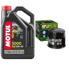 DL1000 Motul 5000 10w40 4L Oil Filter Kit For Suzuki DL1000 V-Strom 2014-2020