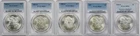 Lot 5 Mix Date Morgan Dollar $1 MS 63 PCGS