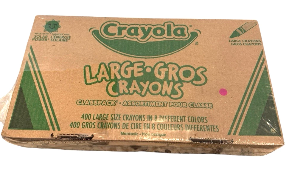 Crayola Crayons Large Gros Crayons Classpack 400 Large 8 Different Colors NIB - Image 2 of 4