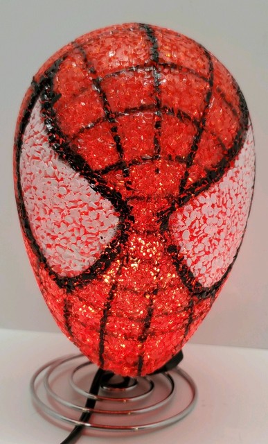 spiderman bedroom lamp