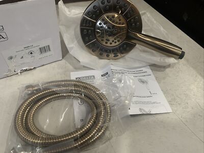 Delta In2ition 4-Spray Patterns 1.75 GPM 6 in. Dual Shower Heads, Bronze