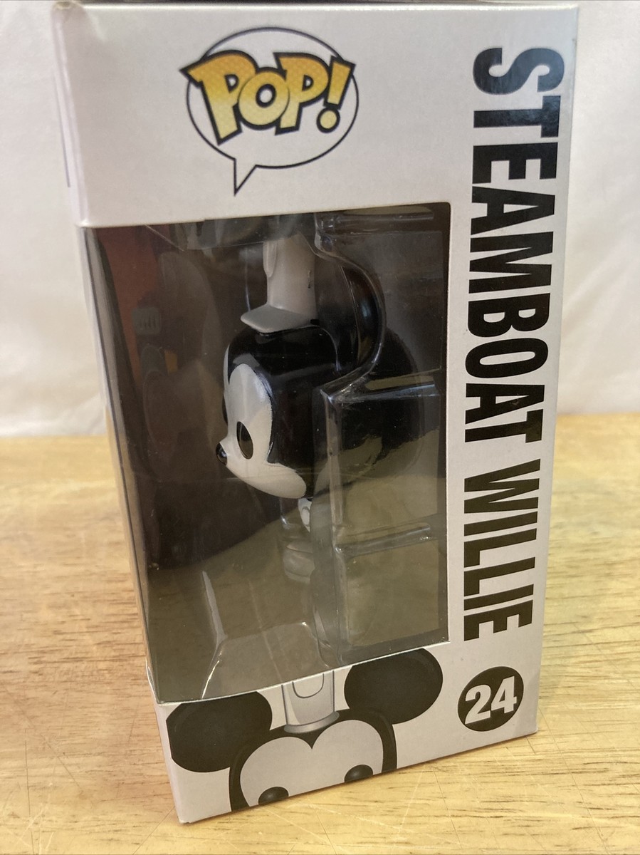 Funko Pop Steamboat Willie #24 Disney Store. Series 2 With