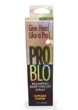 FREE GIFT & ProBlo Numbing Deep-Throat Spray 1oz - Cupcake