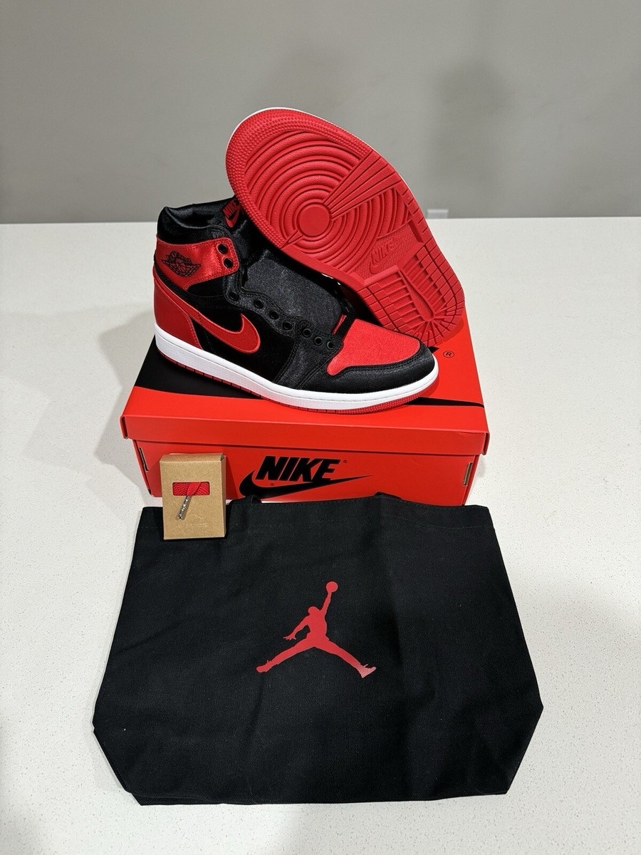 Nike Air Jordan Retro 1 OG Satin Bred Dead Stock Women's