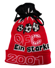 Kickers Offenbach OFC Strickmütze Wappen Mütze Cap Wollmütze Bommel #046