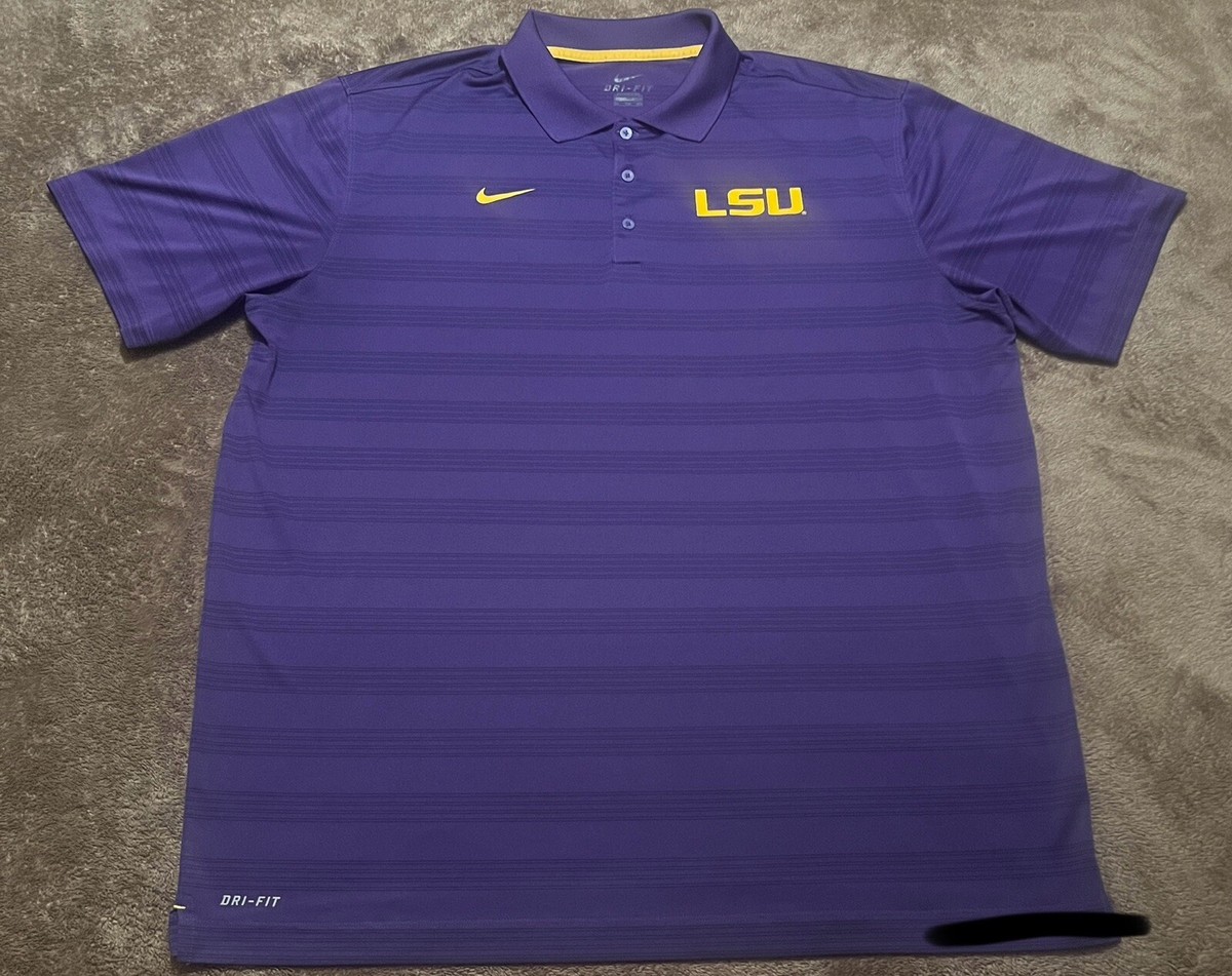 lsu nike polo