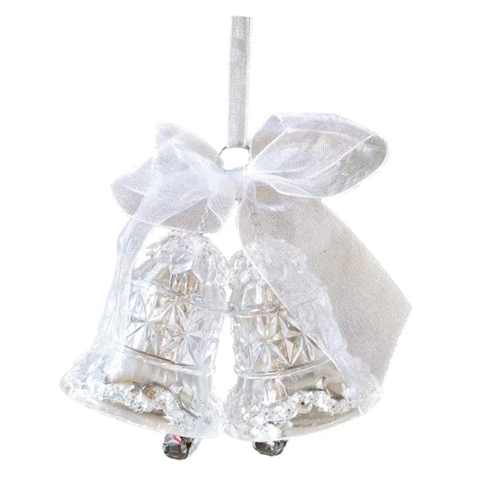 Christmas Tree Bell Pendant DIY Xmas Tree Decoration for Window Office