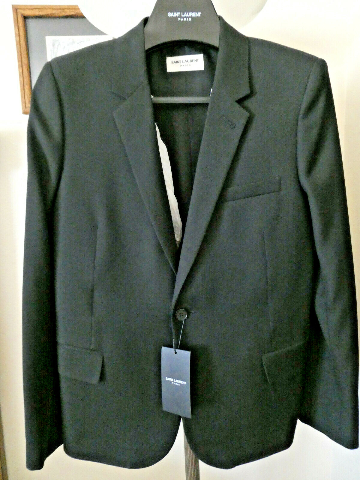 Giacca da fumo nuova autentica da donna SAINT LAURENT Le in nero F42 Us 10?