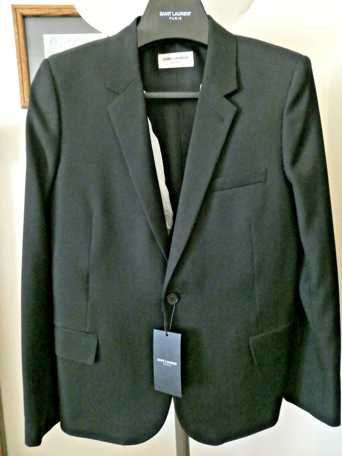 SAINT LAURENT (YSL) Giacca da fumo nuova autentica da donna SAINT LAURENT Le in nero F42 Us 10?