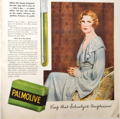 Palmolive Soap Olive Oil Vintage 1932 Ad Magazine Print Advertising