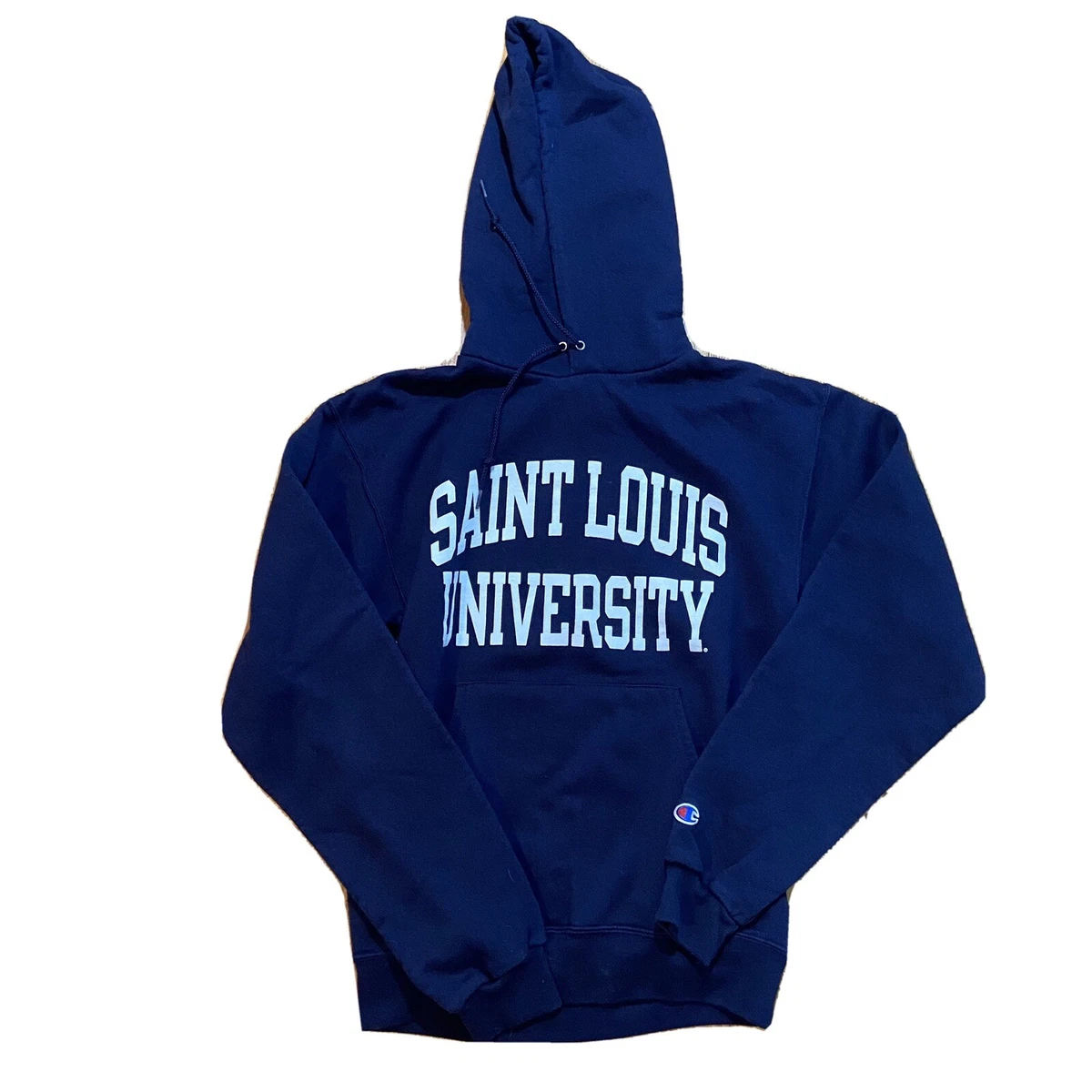Saint Louis University SLU Hooded Champion Sweatshirt Hoodie Small Billikens