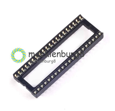 10Pcs NEW 40pin DIP IC Adaptor Solder Type Socket Pitch Dual Wipe Contact