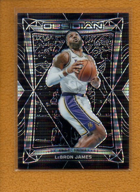 LeBron James 2023-24 Panini Obsidian Electric Etch International Prizm #15