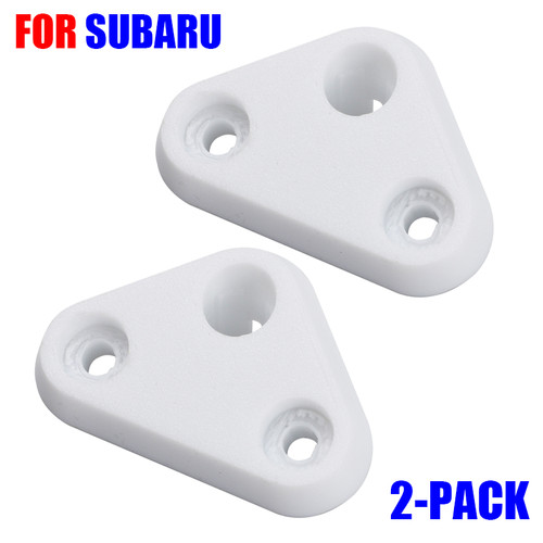 3D Printed Sun Visor Mount For 2008-2018 Subaru Forester & 2010 Impreza - White, 1 Year Warranty