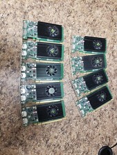 LOT OF 9 Nvidia 180-12014-1005-A01 Dell dual DisplayPort 512MB graphic card