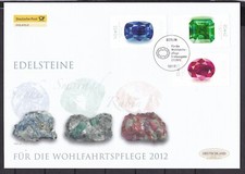 BRD Deutsche Post FDC Auswahl aus dem Jahr 2012