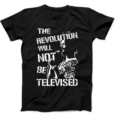 The Revolution Will Not Be Televised Jazz Soul Gil Scott Heron T-Shirt 88