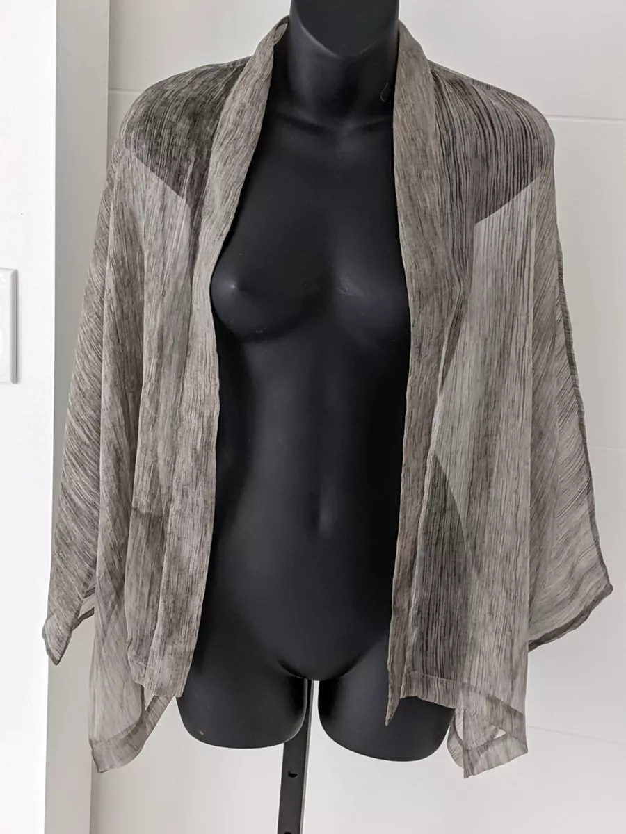 Eileen fisher silk kimono sale