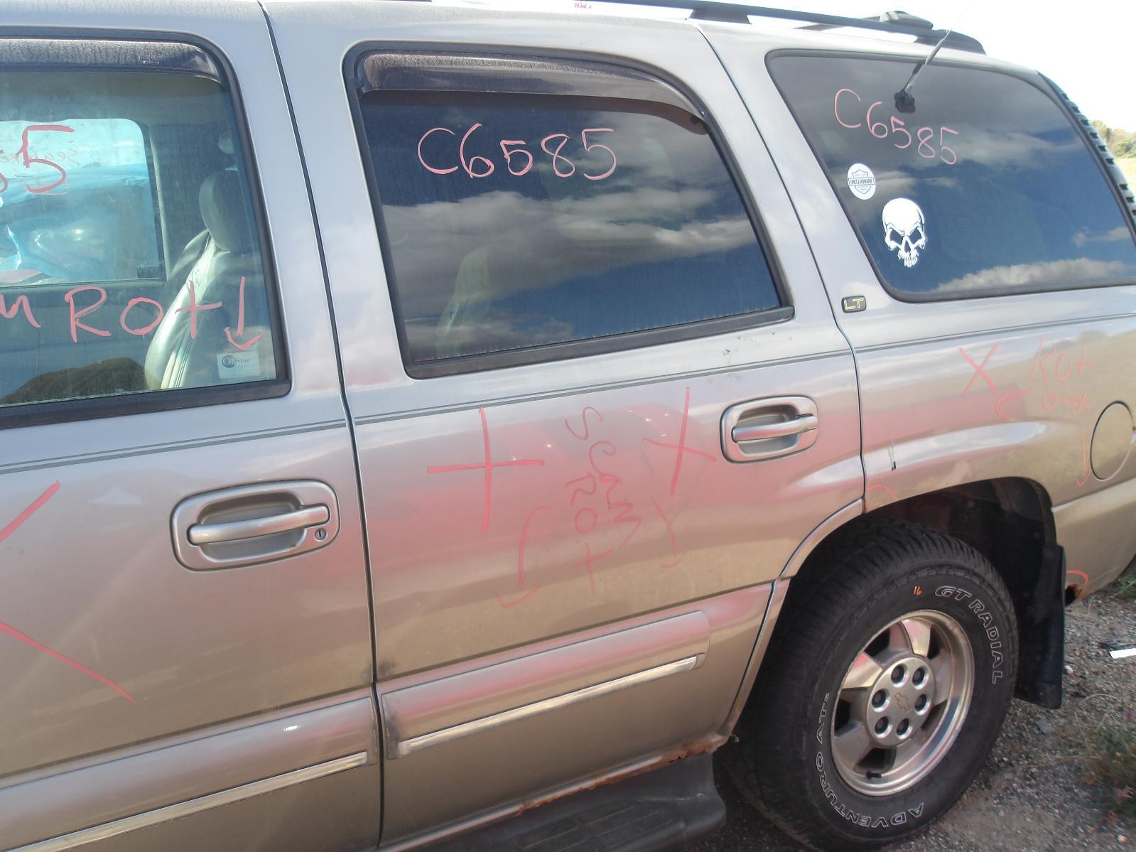 Used Left Sun Visor fits: 2000 Chevrolet Tahoe illuminated L. w/dimming vanity l