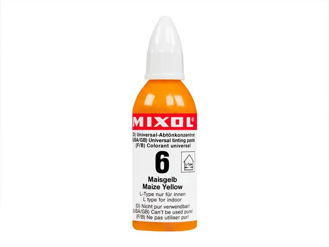 Mixol Stainer Maize Yellow 20ml Bottle Highly concentrated water or oil liquid